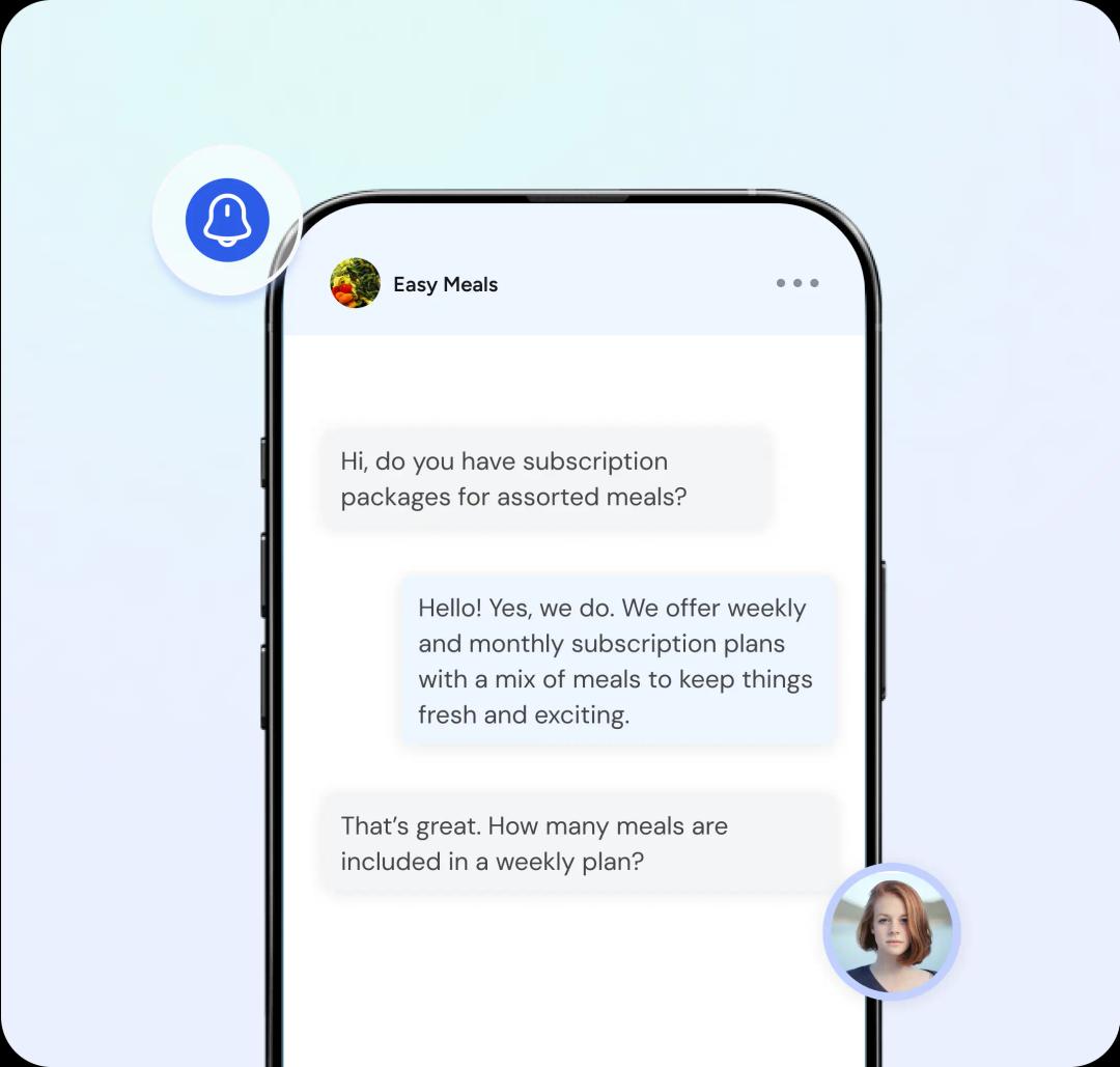 Connect with customers